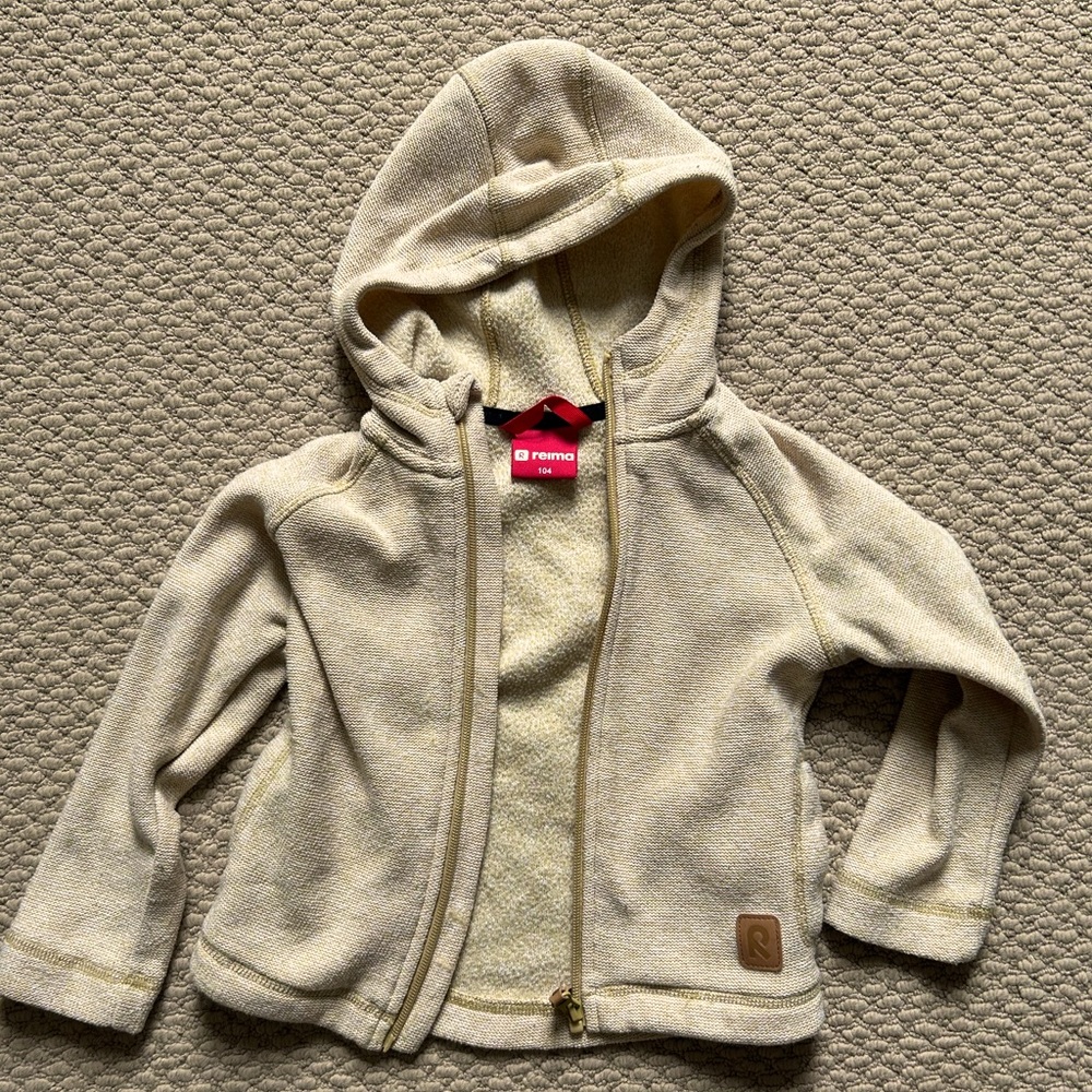 Light Yellow Reima Zip Up